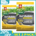 2 Pack Scotts Turf Builder Weed & Feed Fertilizer 33.95 Lbs Lawn Food. Fixed Price $111.51.