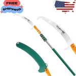 18FT Tree Pruning Saw, Telescopic Manual Lightweight Extendable Pole. Fixed Price $83.99.