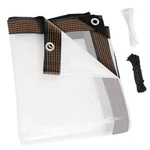 Zyp 13X16 Heavy Duty Clear Waterproof Tarps Outdoor Garden Rainproof Cover.... Fixed Price $74.90.