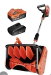 Used Voltask Cordless Snow Shovel, 24V 13-INCH ( Battery). Fixed Price $40.00.
