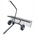 Yard Tuff 72" Pine Straw Atv Tow Behind Steel Landscape Rake W/wheels & Handle. Fixed Price $282.99.