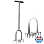 Walensee Lawn Aerator Spike Metal Manual Dethatching Soil Aerating 15 Iron. Fixed Price $54.79.