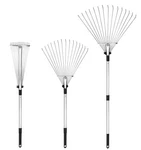 Buyplus Adjustable Garden Leaf - 24 To 63 Inch Telescopic Metal Rake, Ex.... Fixed Price $41.16.