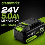 Greenworks 24V, 5.0AH Lithium-ion Battery (BAG70007). Fixed Price $64.99.