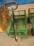Gorilla Carts Steel Utility Cu. Ft. Removable Sides 4-WHEELED Design. Fixed Price $163.90.