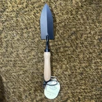 Outdoor Narrow Spade Shovel Threshold Rustproof Hardwood Handle Stainless Steel. Fixed Price $7.50.