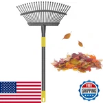 Oliynedy Leaf 30-61 Inch Garden Rakes For Leaves Heavy Duty Long Handle 25. Fixed Price $32.90.