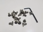 American Racing Torq-thrust Ii Polished Center Cap Screws Stainless Steel Set 20. Fixed Price $8.95.