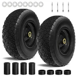 Never Replace Flat Tires Again - 13 Solid Wheel Assemblies 2 Pack. Fixed Price $89.99.