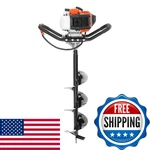 Vevor Post Hole Digger 43CC 1250W Auger Gas Powered Earth. Fixed Price $200.16.