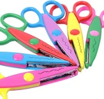 Decorative Zig Zag Craft Scissors, Kids Safety Design, 6 Pack. Fixed Price $16.99.