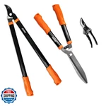 Igarden 3 Piece Combo Tool Set Lopper Hedge Shears And Pruner. Fixed Price $67.46.