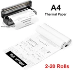 2-20 Rolls A4 Thermal Paper 8.5" X 11" Us Letter Size For Phomemo M08F M832 M834. Fixed Price $9.99.