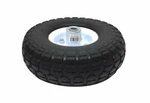 10" Haul-master Pneumatic Tire All Purpose Utility White Wheel 4.10/3.50-4 TW00. Fixed Price $29.99.