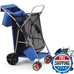 Doublefill Beach Cart Big Wheels For Sand Foldable Buggy Wide. Fixed Price $175.33.