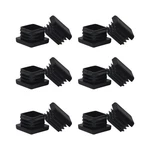 Wzb 1X1 Square Tube End Cap Plastic Plugs 12 Pack, Inch Black. Fixed Price $12.33.
