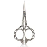 Bihrtc Vintage European Style Plum Blossom Scissors For 4.5 Inch, Silver. Fixed Price $19.99.