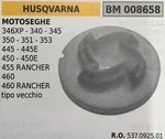 Husqvarna Brumar Starting Pulley BM008658. Fixed Price $22.29.