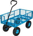 Heavy Duty 880 Lbs Capacity Mesh Steel Garden Cart Folding Utility Wagon With Re. Fixed Price $233.99.