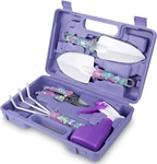 5PCS Floral Garden Tool Kit W/ Storage Case. Fixed Price $35.98.