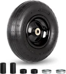 4.00-6 And Wheel, 13" Wheelbarrow Pneumatic Tire, 5/8" & Pack, Gray. Fixed Price $35.99.