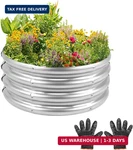 Gardeal Garden Galvanized Raised Bed Kit - Metal Planter Box For Vegetabl. Fixed Price $28.11.