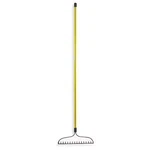 Nupla 6894143 16-1/4 Steel Bow Rake, Tines, 60 Fiberglass Handle. Fixed Price $65.15.