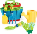Gardening Tools Set - 6 Pcs Green For Kids, Outdoor Toys. Fixed Price $43.90.
