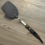 Stanley Stainless Steel Rounded Spatula Kitchen Tool 13 Black Handle Vtg. Fixed Price $16.99.
