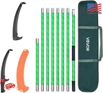 Vevor Manual Pole Saw 3.87-27 Ft Green Extendable Tree Pruner 65MN Steel Blade. Fixed Price $82.99.
