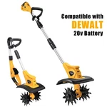 Cordless Tiller Cultivator Compatible With Dewalt 20V Battery Foldable 300RPM. Fixed Price $114.99.