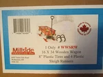 Canadian Made, Millside Wwsrw Convertible Wooden Sleigh / Wagon. Fixed Price $149.21.