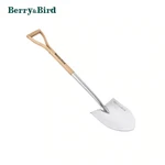 Berry&bird 43''ROUND Spade Heavy Duty Shovel With Wooden Handle Digging. Fixed Price $75.99.