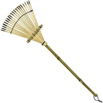 Senkichi Small Bamboo Rake 670MM Made Japan Head Width 200MM Garden Cleaning. Fixed Price $56.96.