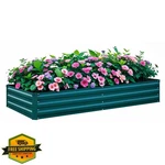 Butunita Raised Garden Bed 6X3X1FT Galvanized Planter Kit Gloves Fabric. Fixed Price $74.99.