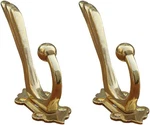 2PCS Antique Solid Brass Clothes Hooks, Entryway Coat Scarf And Jacket Ha. Fixed Price $32.93.
