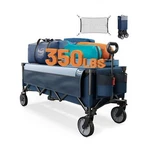 Timber Ridge 51.2'' Extended Collapsible Wagon Cart With Cargo Net, 350LBS He.... Fixed Price $129.90.