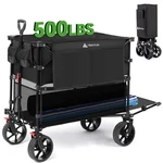 Hikenture Double Decker Wagon, 400L Extra Large Beach With Big Wheels For. Fixed Price $199.99.