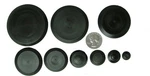 50 Piece Flush Mount Black Hole Plug Assortment For Auto Body And Sheet. Fixed Price $18.99.