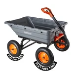 Vevor Garden Cart 1500LBS Poly With 90 Quick-dumps Mechanism. Fixed Price $326.99.