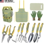 Set Of 12 Tool, Ihansee Heavy-duty Aluminum Gardening Green+orange. Fixed Price $60.66.