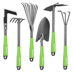 Workpro 6-PIECE Set, Heavy Duty Gardening Hand With Green. Fixed Price $46.42.
