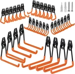 Steel Garage Storage Hooks 32 Pack Anti-slip Coating, Heavy Duty Wall Mount. Fixed Price $85.99.