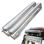Ultimation Pack Of 2 16 Long Roller Bracket Set 1.5 Diameter Galvanized Steel. Fixed Price $68.60.