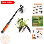 Portable 6-TINE Hand Weeder With Manganese Steel Blade Effortless Weeding. Fixed Price $18.99.