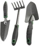 Edward Garden Set - Heavy Duty Carbon Steel Trowel, Black. Fixed Price $29.08.