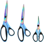 Craft Scissors Set Of Pack, All Purpose 9.2"/8.5"/5.6", 3PCS/BLUE&BLACK. Fixed Price $14.76.