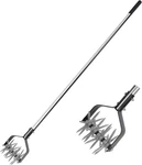 Baraystus Rotary Cultivator Garden Tool, Adjustable Tiller, Long Handle. Fixed Price $55.10.