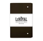 New Waff Royal Leather Cover Notebook Journal Lined Paper 5.75" X 8" Black. Fixed Price $17.00.