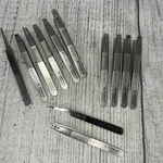 Excelta 5A-SA, 762A-RT, 162D-RT,162C-RT Precision Medical Grade Tweezers Lot 12. Fixed Price $99.00.